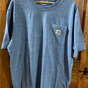 Carhartt Men's Blue Pocket T-Shirt